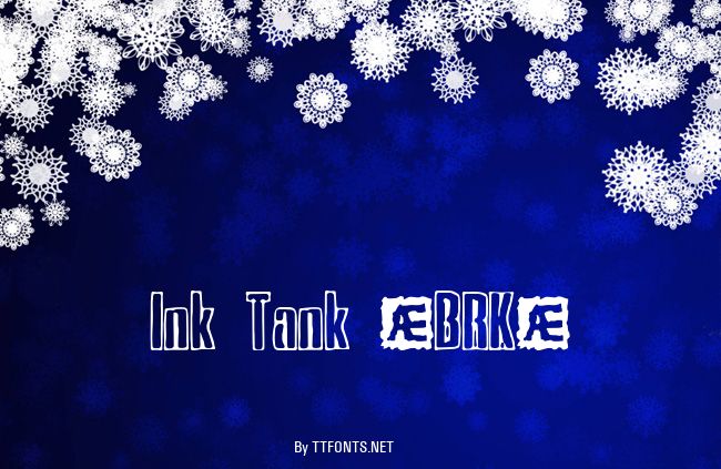 Ink Tank (BRK) example